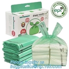 Nappy Sacks Baby Diaper Bags Scented Baby Nappy Sacks  With Tie Hand
